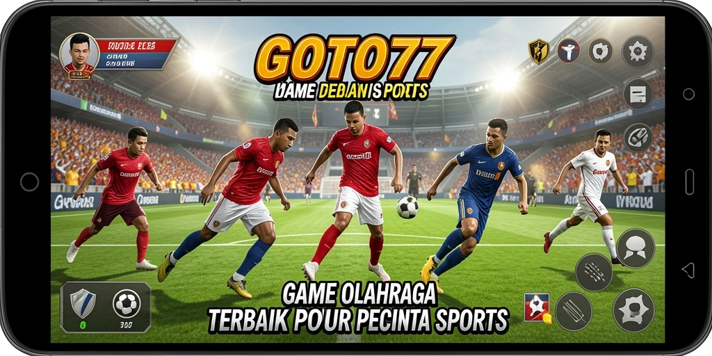 Screenshot GOTO77 menampilkan aksi seru dalam gameplay olahraga.
