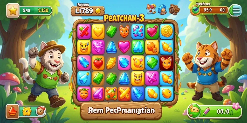 Tampilan gameplay LI789 yang seru dan penuh warna.
