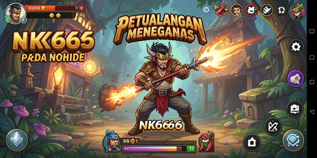 Screenshot gameplay NK666 menampilkan aksi seru dalam permainan arcade.